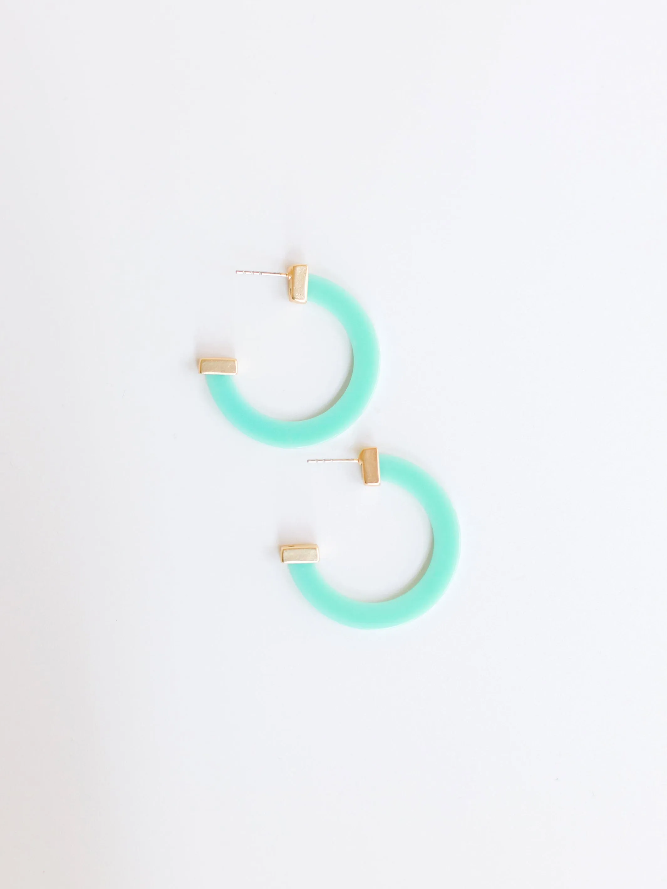 FINAL SALE - Classic Acrylic Hoops | Medium