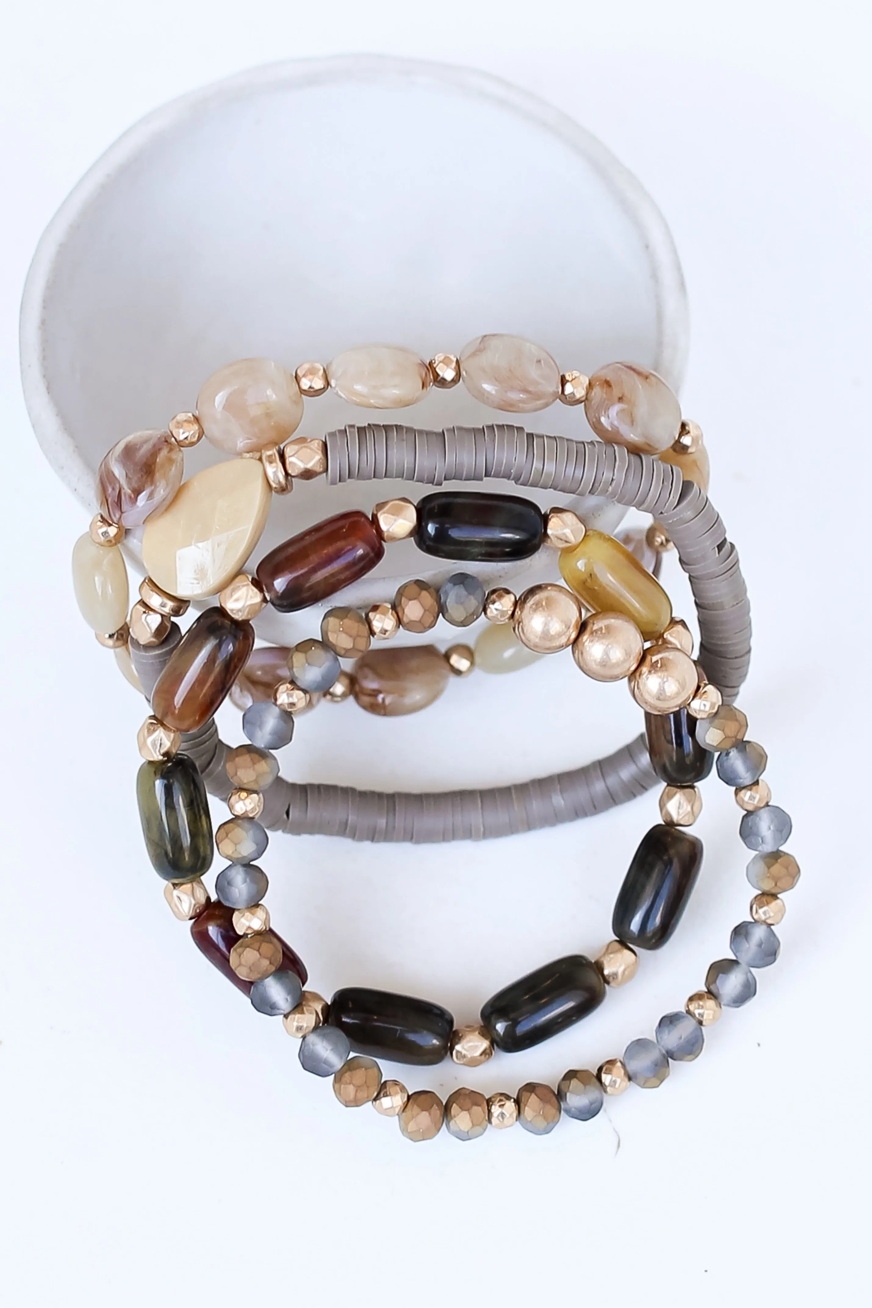FINAL SALE - Morgan Beaded Bracelet Set