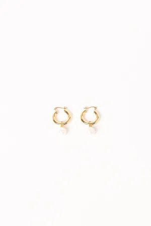 Geneva Earrings - Gold/Pearl
