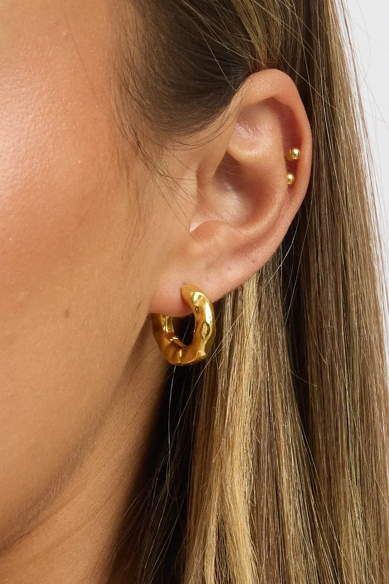 Gold Hoop Earrings