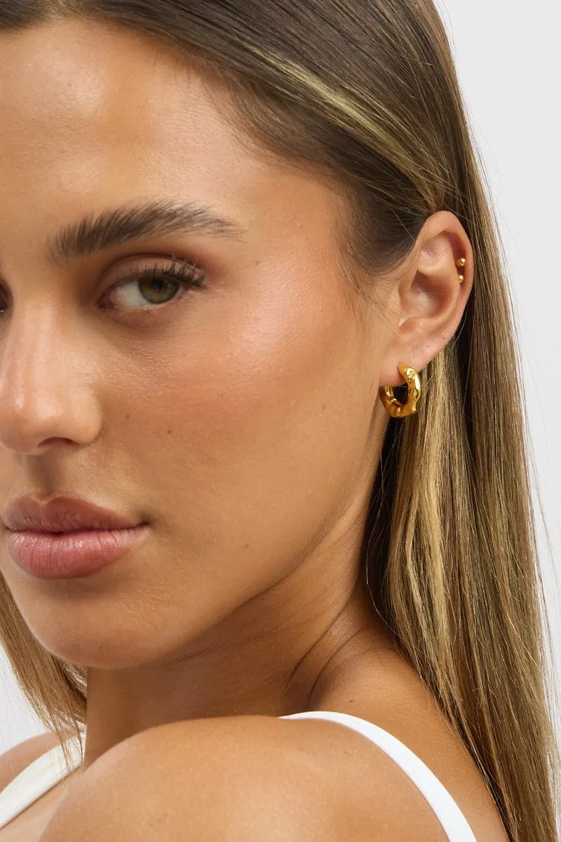 Gold Hoop Earrings