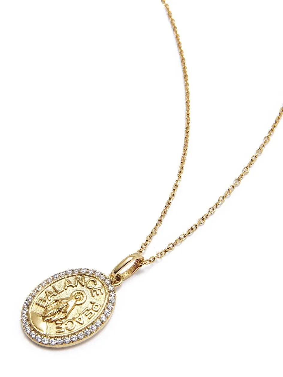 Gold Jesus Necklace
