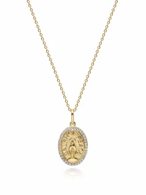 Gold Jesus Necklace