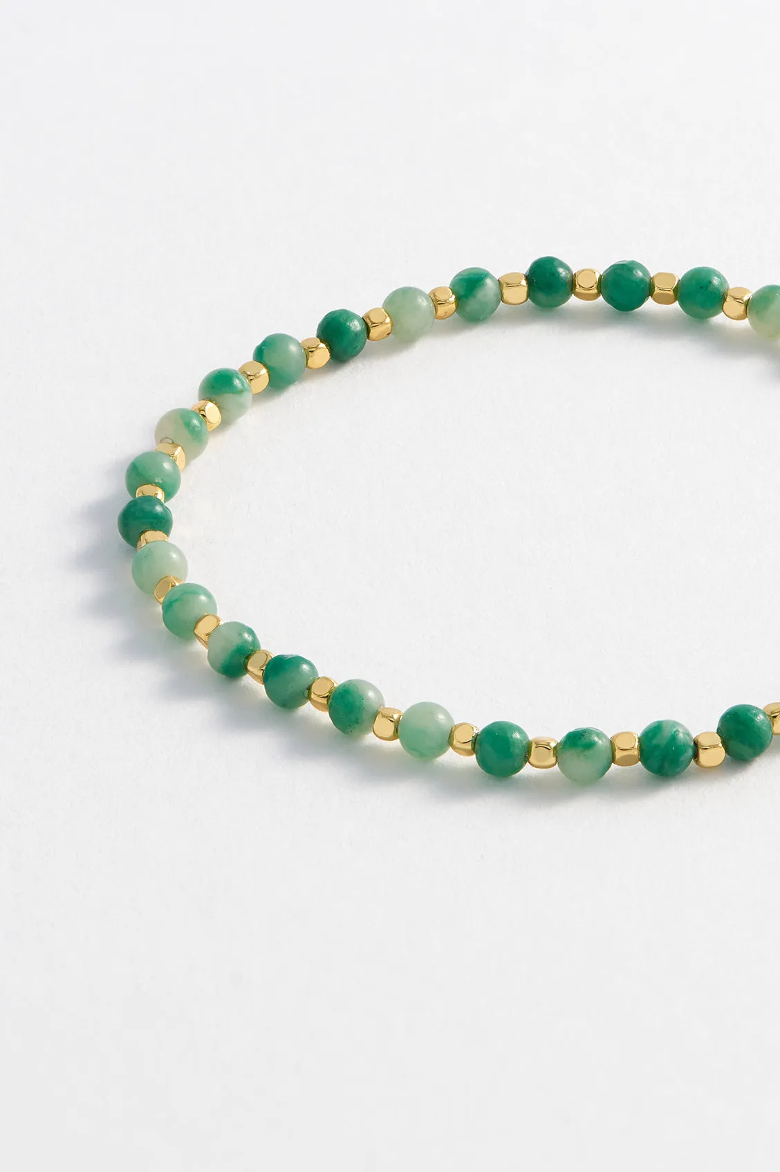 Green Quartz Gemstone Amelia Bracelet