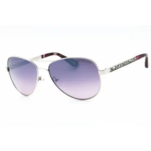 Guess By Marciano Women's Sunglasses - Shiny Dark Nickeltin Metal Frame | GM0754 06Z