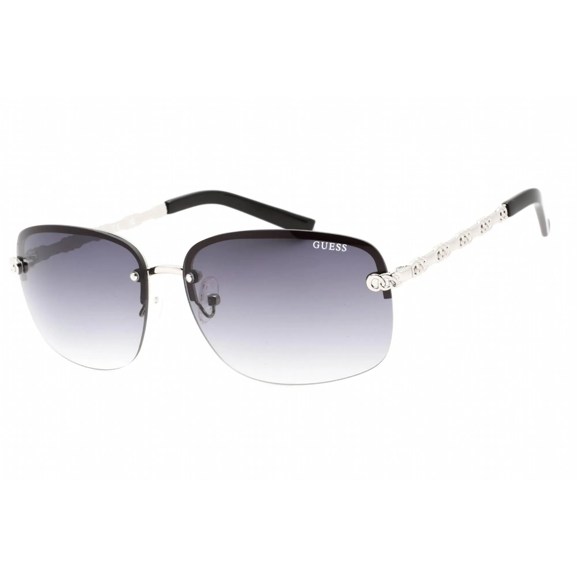 Guess Factory Women's Sunglasses - Shiny Light Nickeltin Metal Frame | GF0388 10B