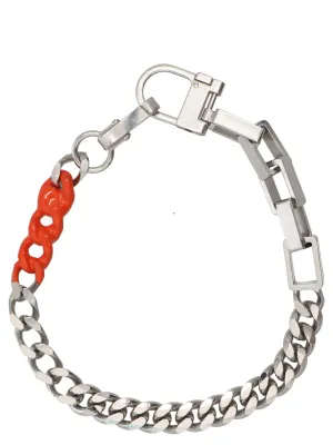 Heron Preston Logo Engraved Chain-Link Necklace