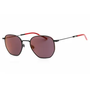 HUGO Men's Sunglasses -  Matte Black/Red Metal Full Rim Frame | HG 1060/S 0BLX AO