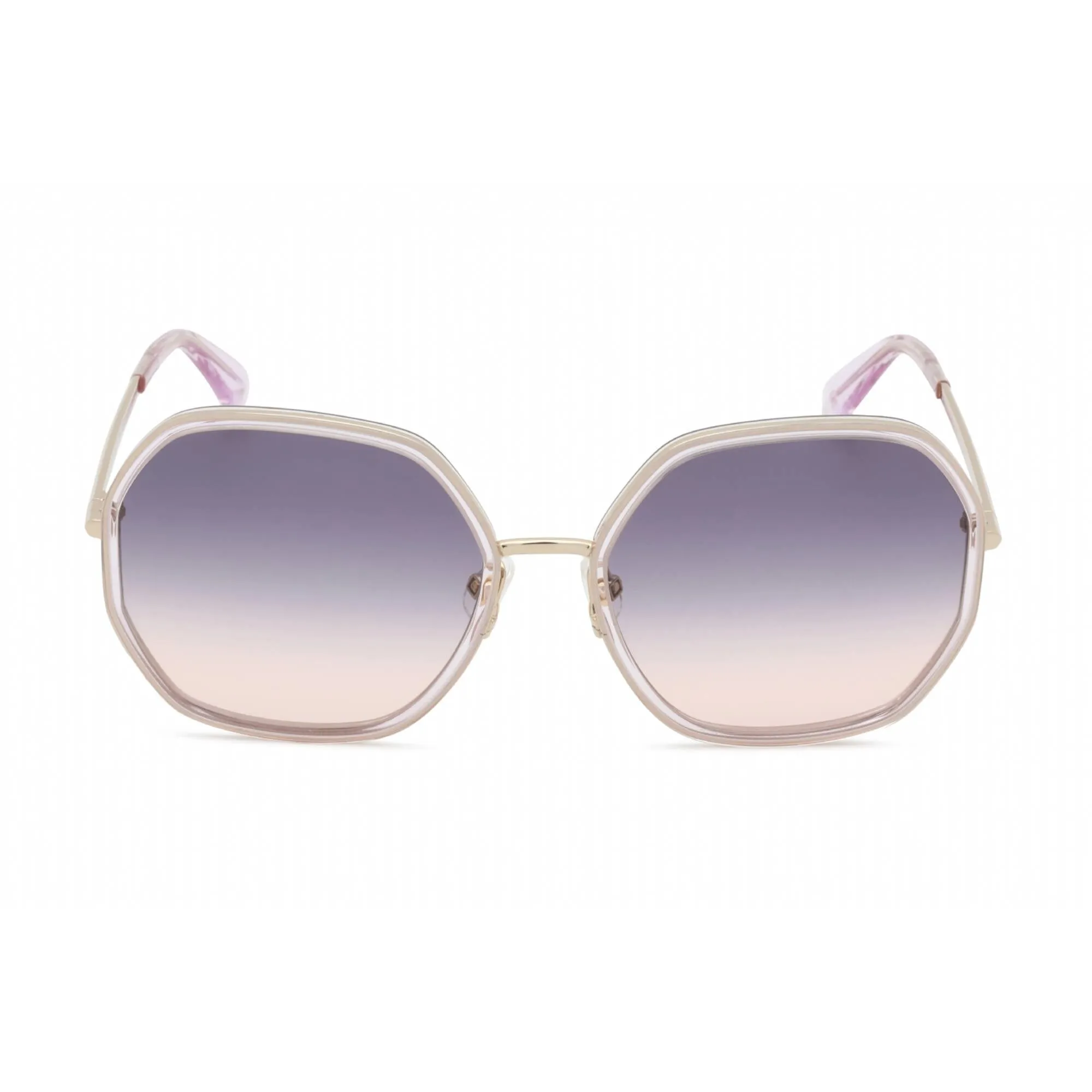 Kate Spade Women's Sunglasses - Gold Lilac Metal Geometric Frame | NICOLA/G/S 0HZJ O9
