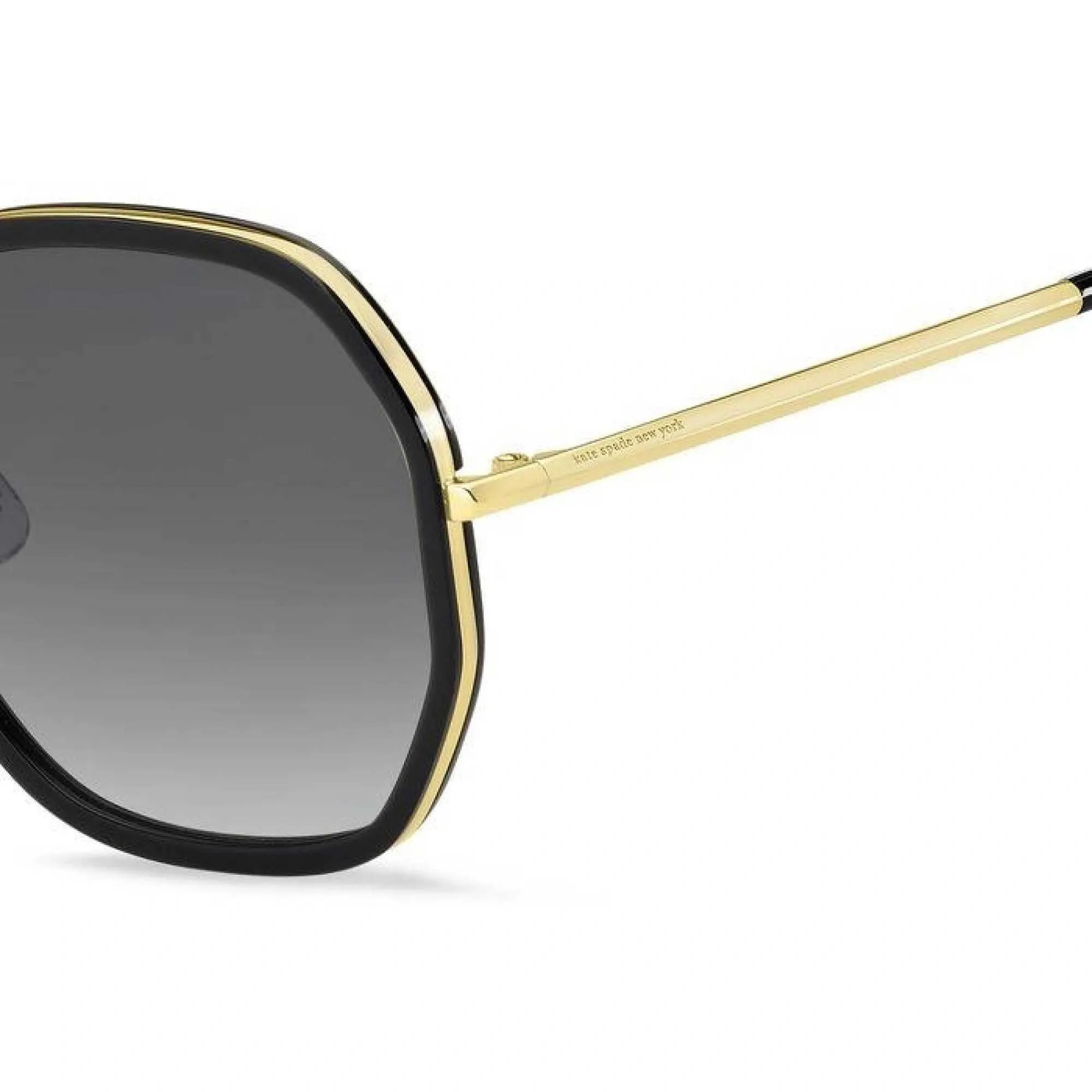 Kate Spade Women's Sunglasses - Gold/Black Geometric Metal Frame | NICOLA/G/S 0RHL