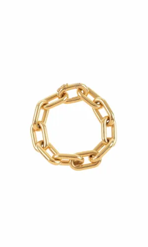 Link Bracelet in 18K Yellow Gold (Big Links)