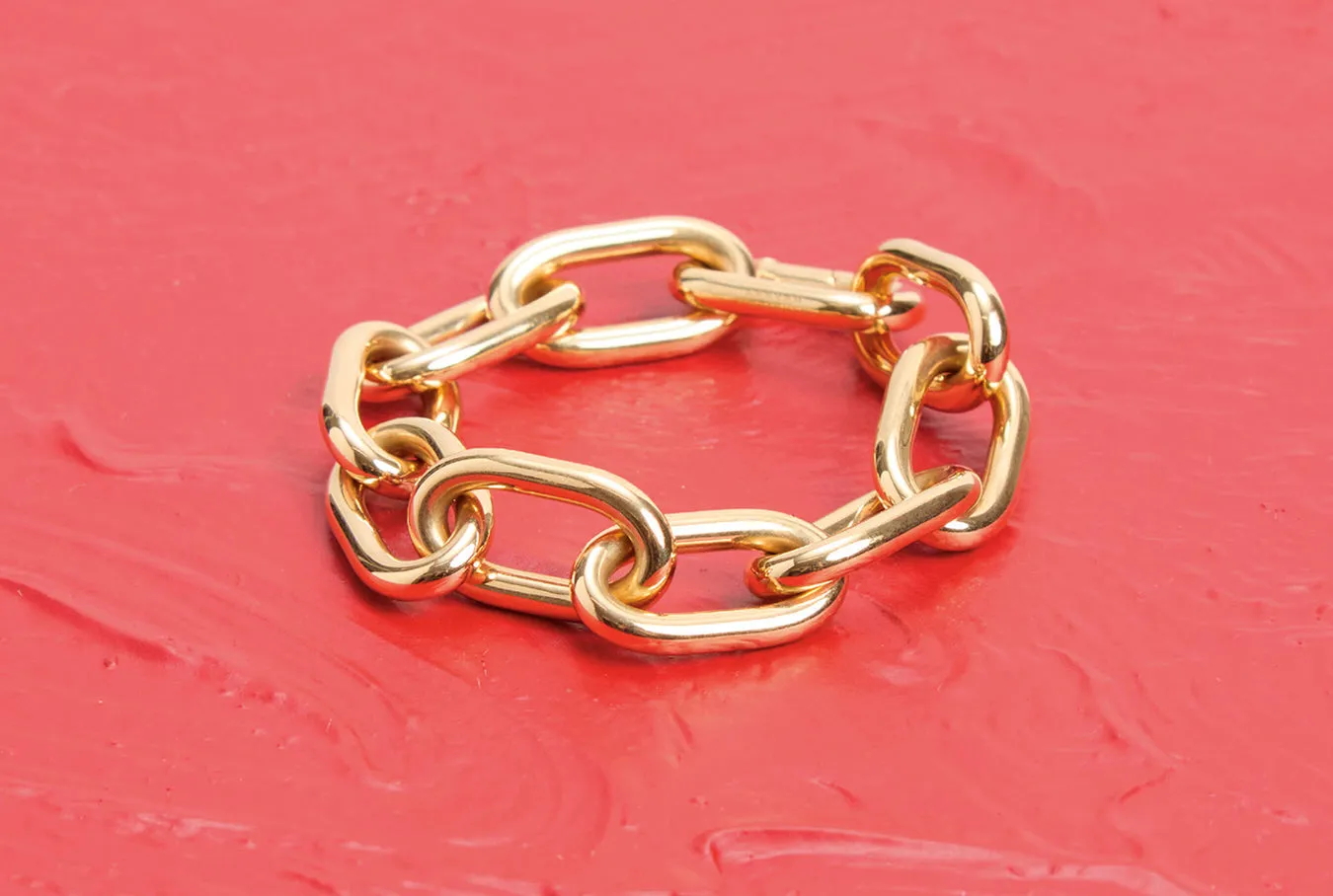 Link Bracelet in 18K Yellow Gold (Big Links)