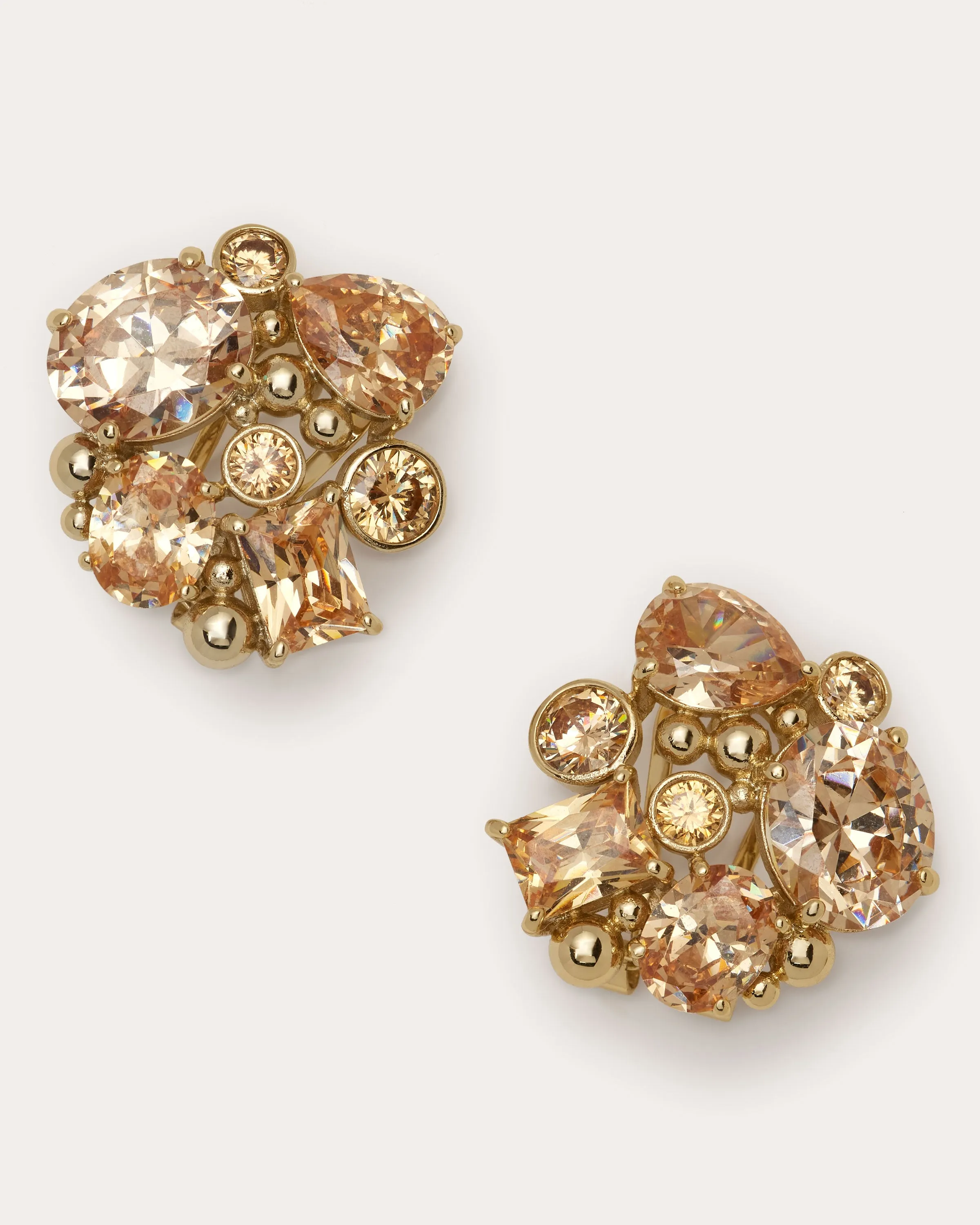 Lizzy Gemstone Stud Earrings