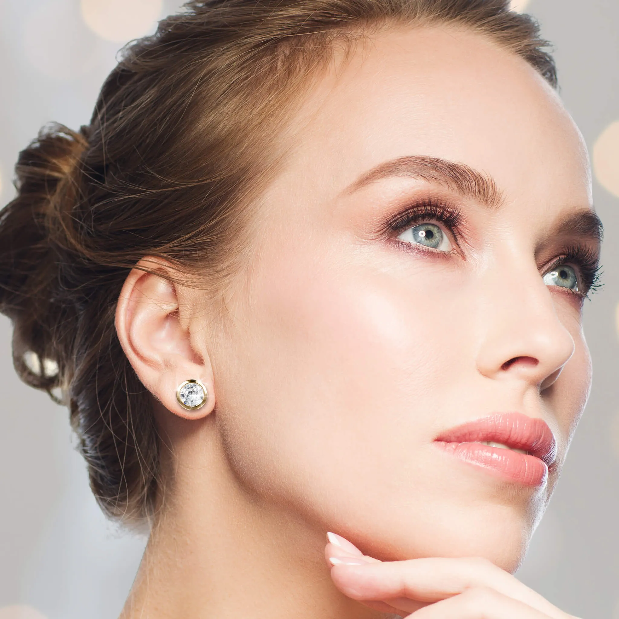 Luxe Solitaire Earrings