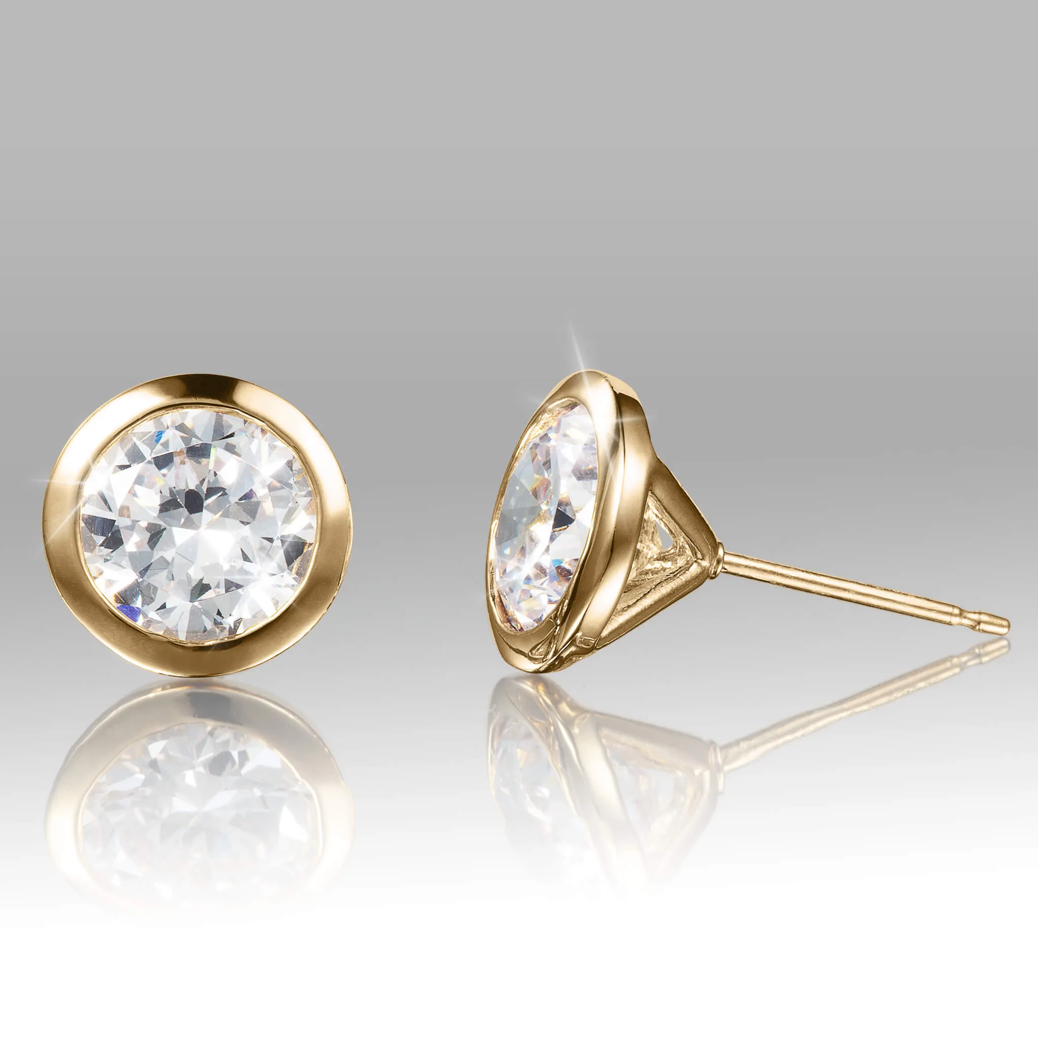 Luxe Solitaire Earrings
