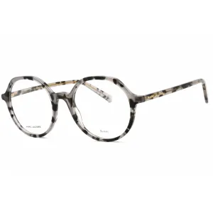 Marc Jacobs Women's Eyeglasses - Havana Grey Acetate Geometric | MARC 710 0AB8 00