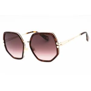 Marc Jacobs Women's Sunglasses - Havana Gold Geometric Metal Frame | MJ 1089/S 02IK HA