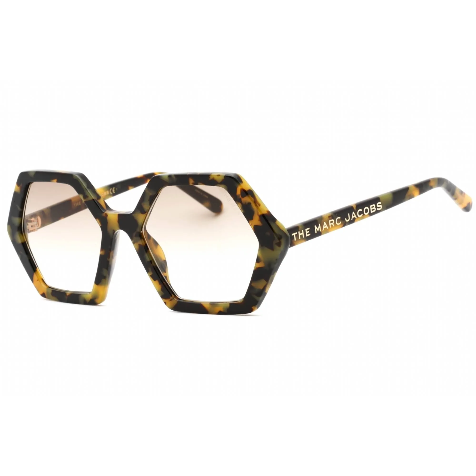 Marc Jacobs Women's Sunglasses - Havana Yellow Geometric Frame | MARC 521/S 0A84 HA