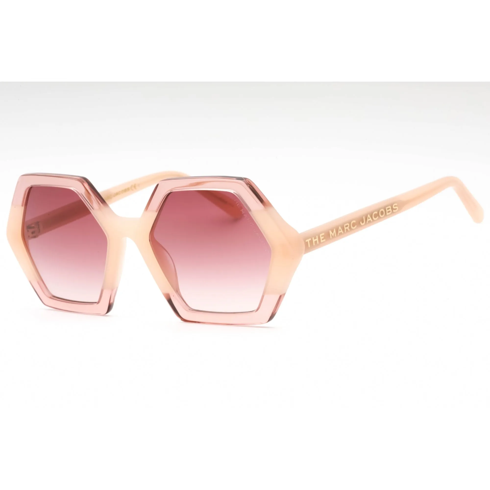 Marc Jacobs Women's Sunglasses - Pink Peach Plastic Geometric | MARC 521/S 0NG3 3X