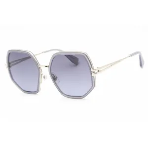 Marc Jacobs Women's Sunglasses - Violet Palladium Geometric Frame | MJ 1089/S 0AZV GB