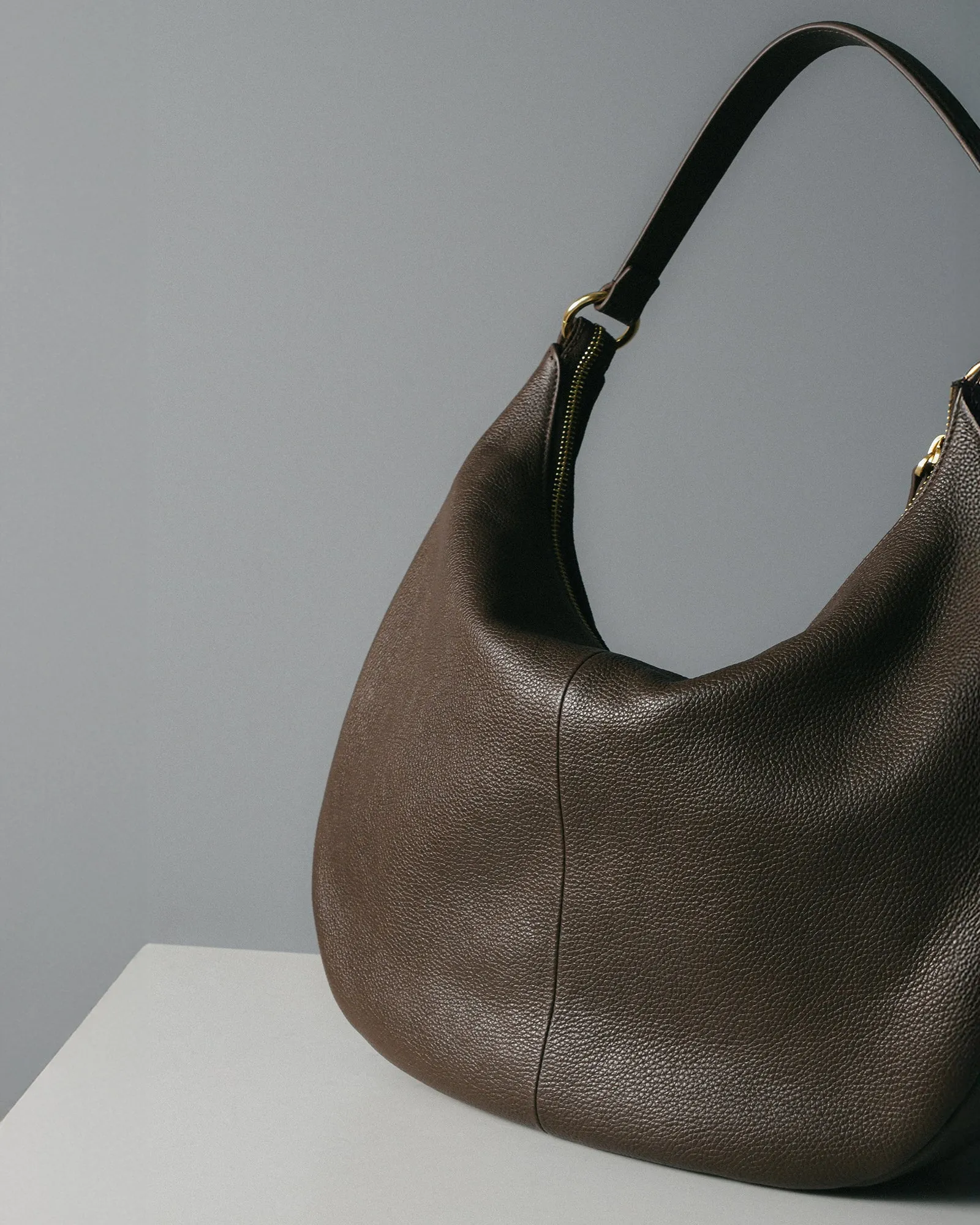 MARGO SHOULDER BAG BITTER CHOC SUEDE