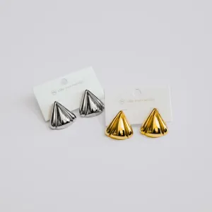 Meet Me In SoHo Triangle Stud Earrings - WATERPROOF