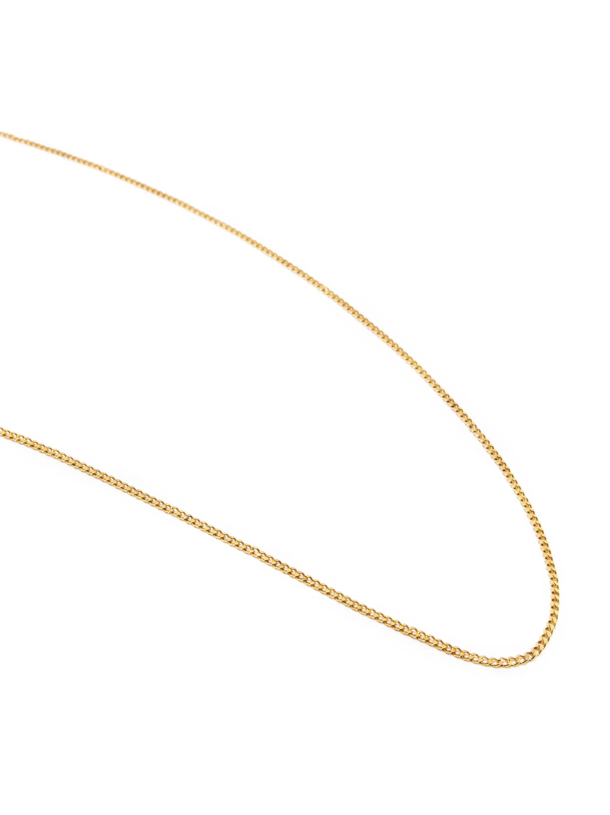Men's Gold Cuban Link Chain in 1.2mm
