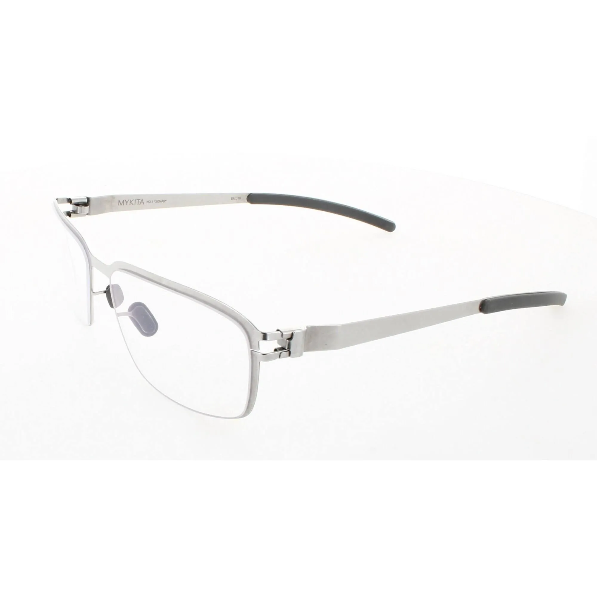Mykita Unisex Eyeglasses - Shiny Silver Full Rim Frame | NO1-JONAS-SHINNY-SILVER 051