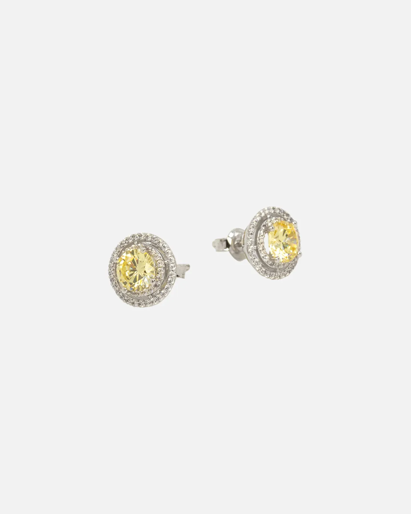 NXS Anthrope Earrings Citrine/Iced White