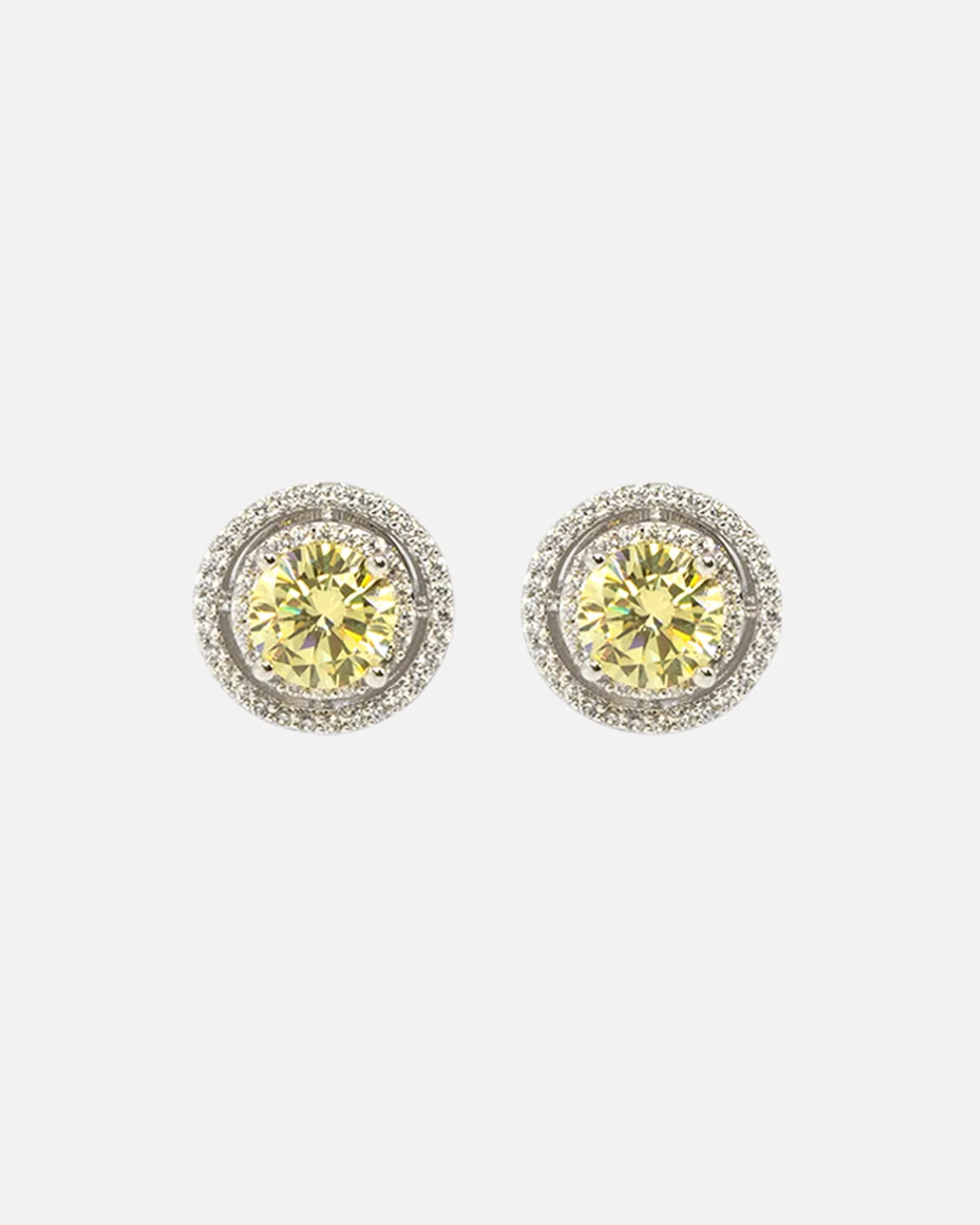 NXS Anthrope Earrings Citrine/Iced White