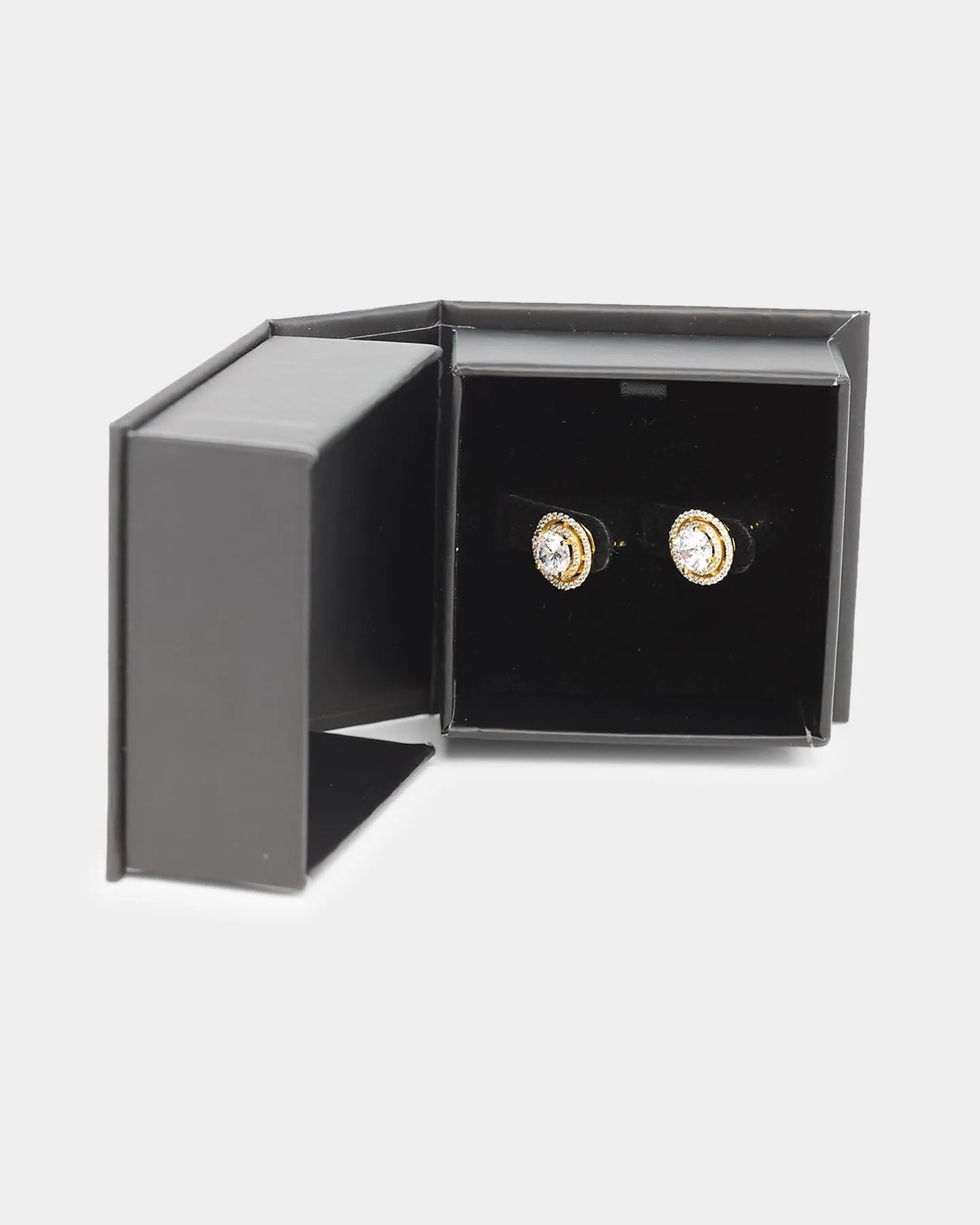 NXS Anthrope Earrings Iced Gold