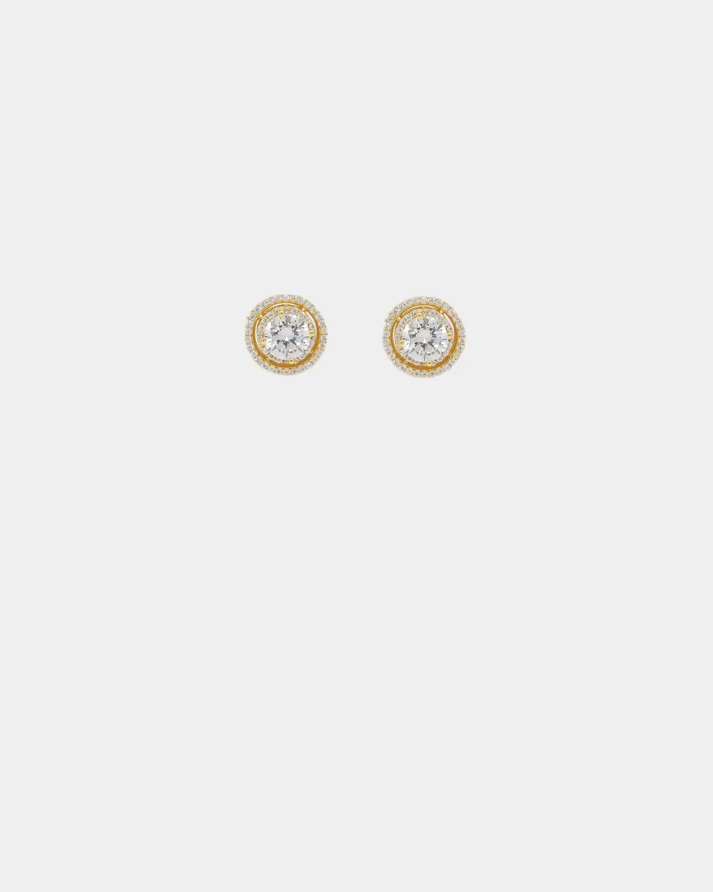 NXS Anthrope Earrings Iced Gold