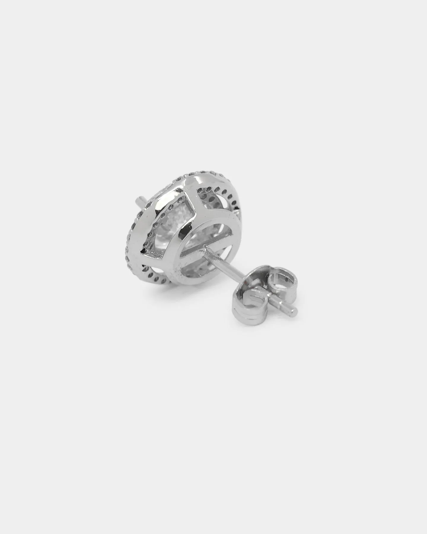 NXS Anthrope Earrings Iced White Gold