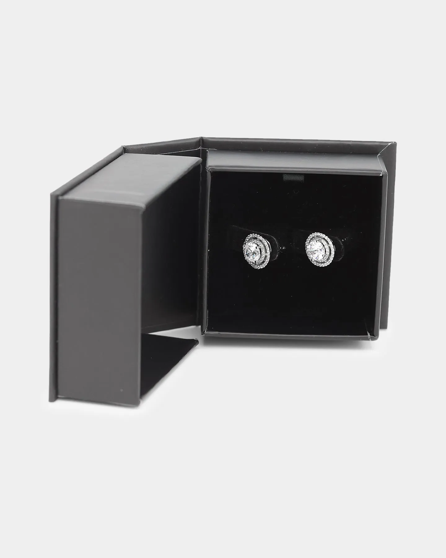 NXS Anthrope Earrings Iced White Gold