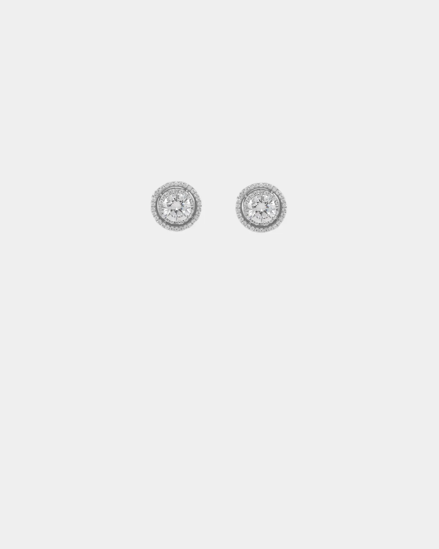 NXS Anthrope Earrings Iced White Gold