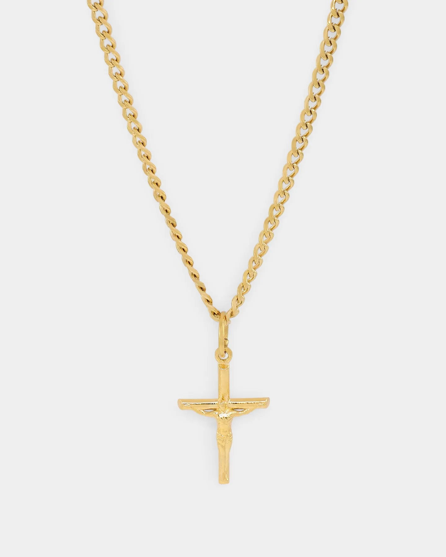 NXS Crucifix Pendant Gold