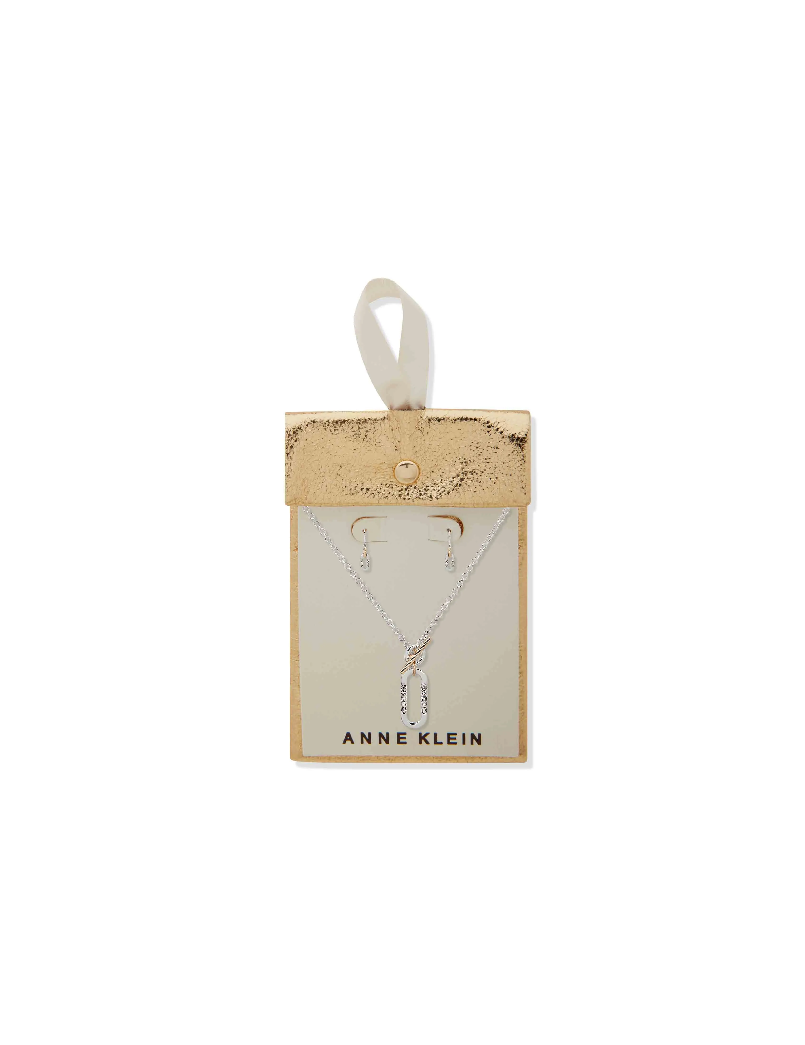 Pendant With Toggle Necklace and Earring Set