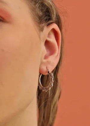 Petal Flourish Silver Earrings