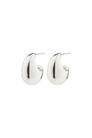 Pilgrim Intent Recycled Earrings Silver Plated
