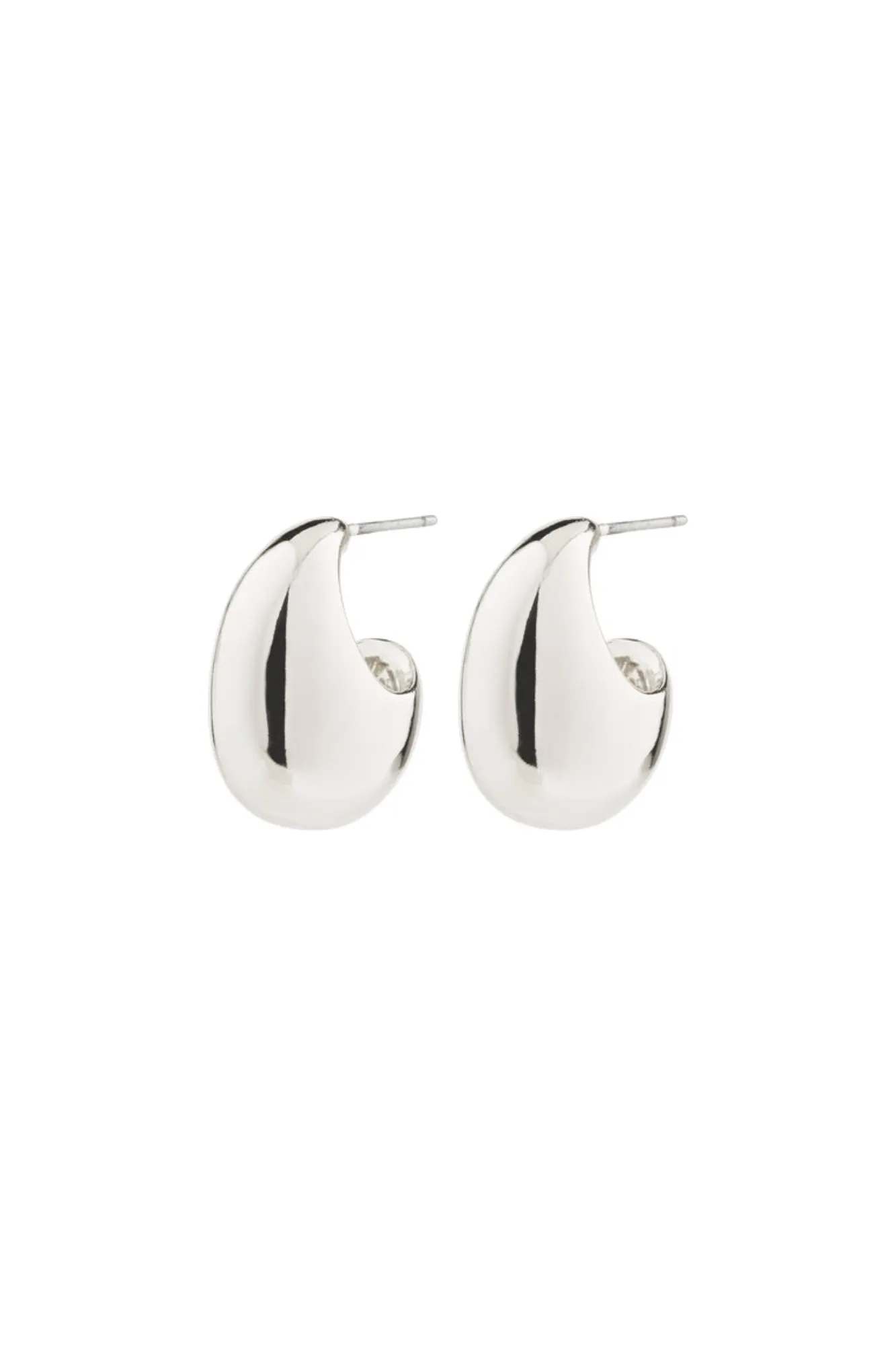 Pilgrim Intent Recycled Earrings Silver Plated