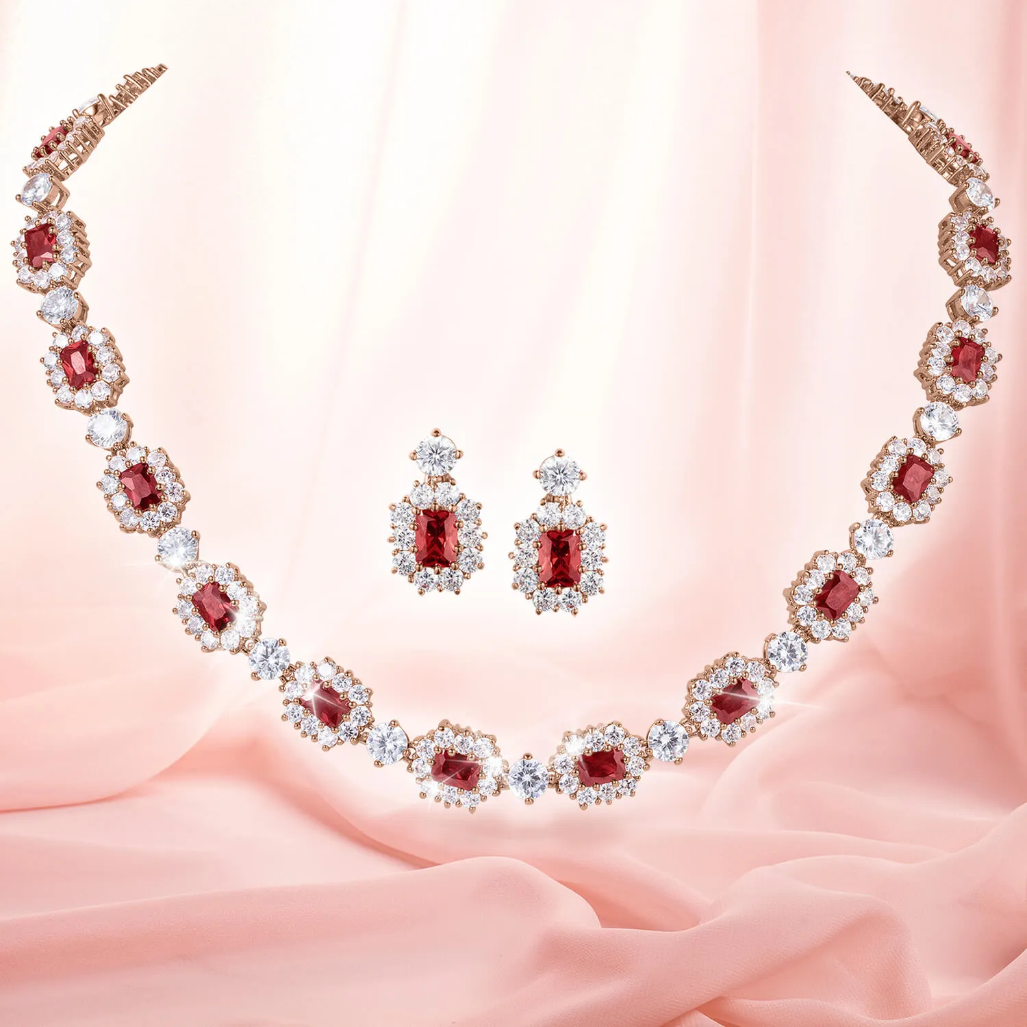 Regal Rosa Earrings