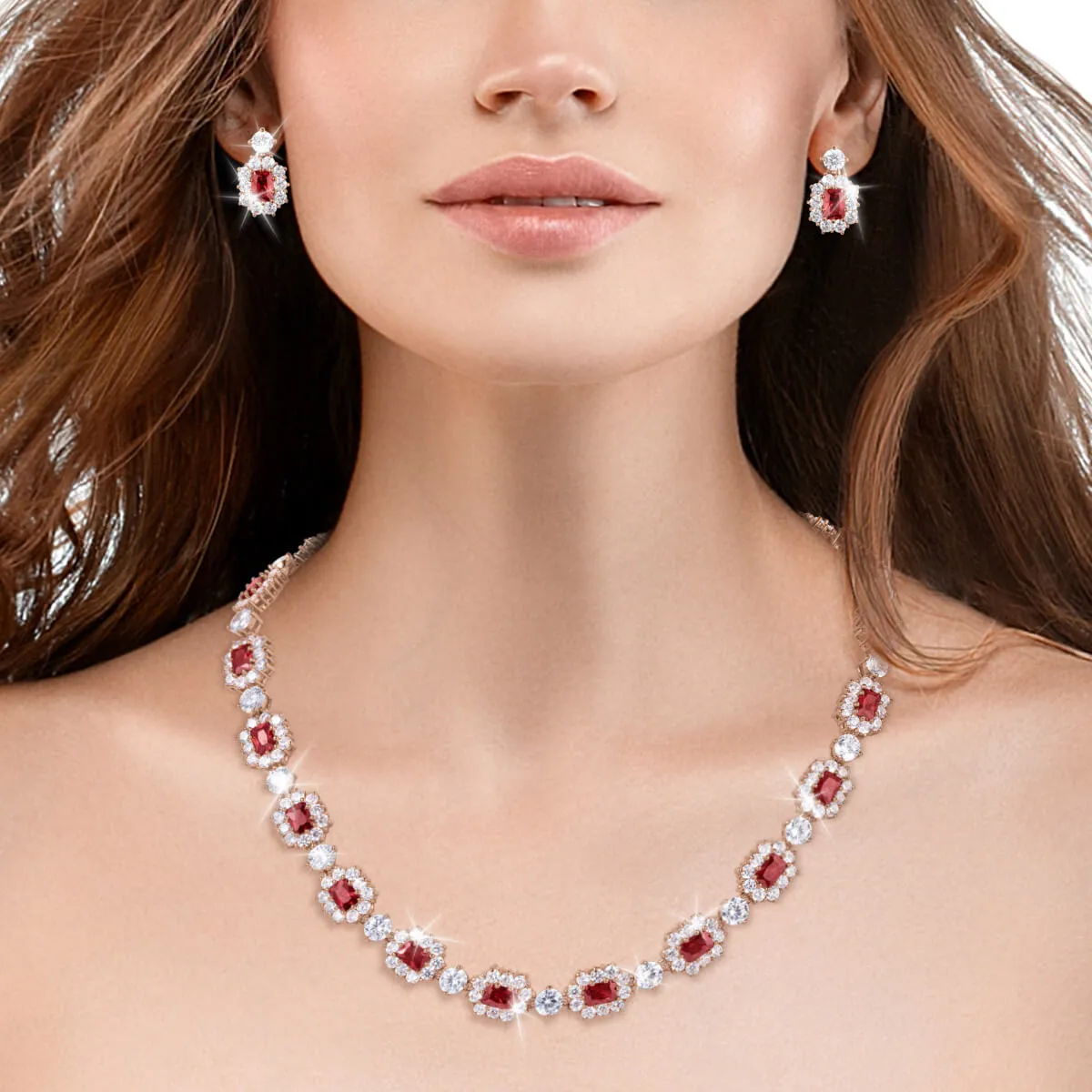 Regal Rosa Earrings