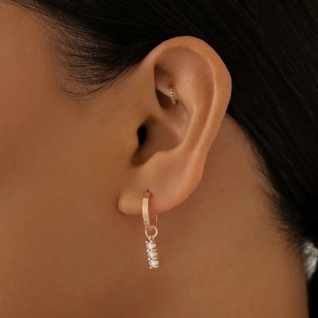 Rose Gold Earring Charm
