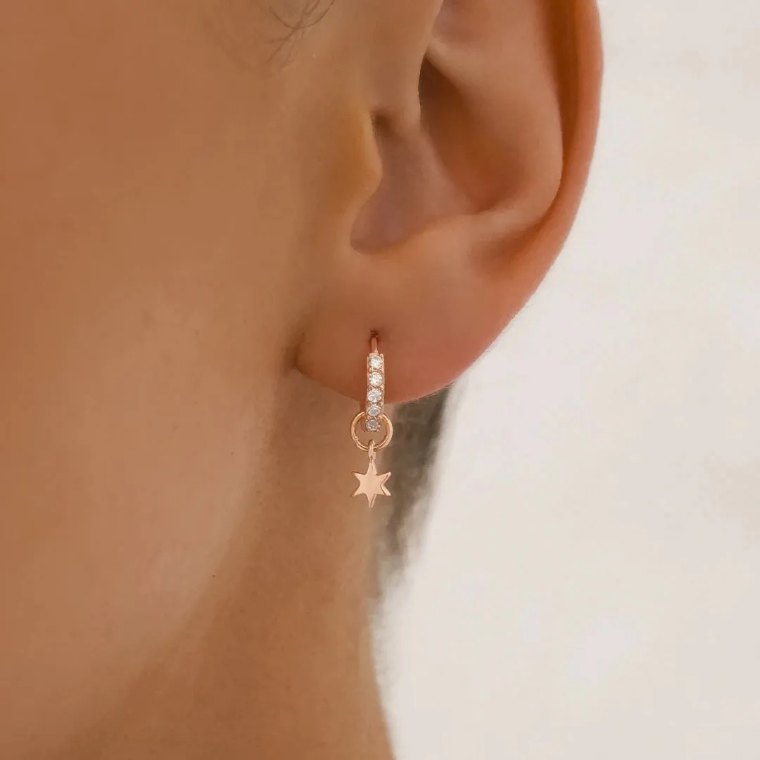 Rose Gold Earring Charm