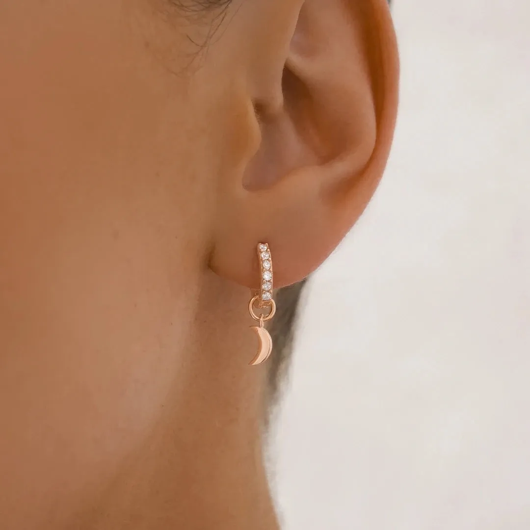 Rose Gold Earring Charm