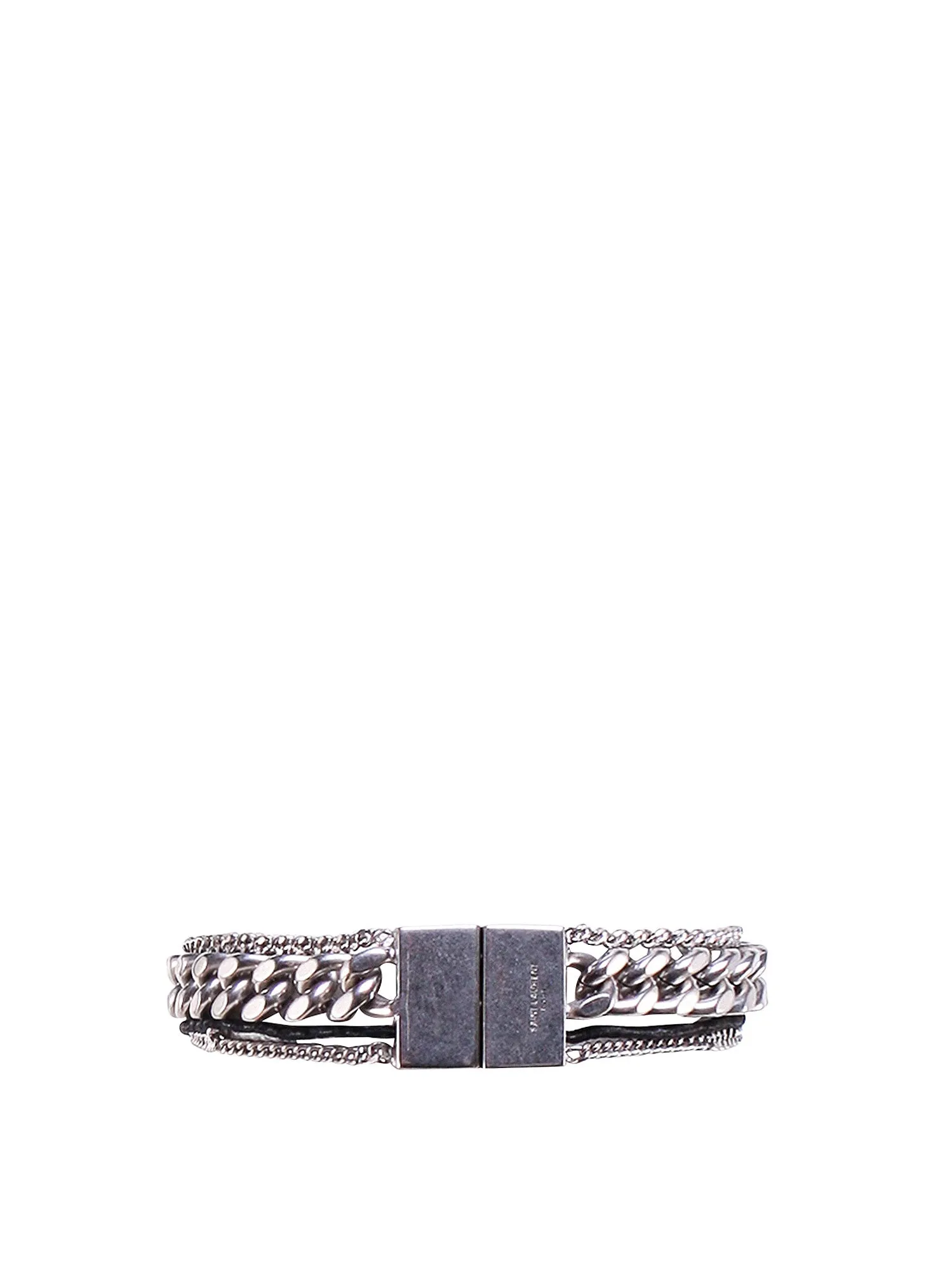 Saint Laurent Logo Detailed Chain Link Bracelet
