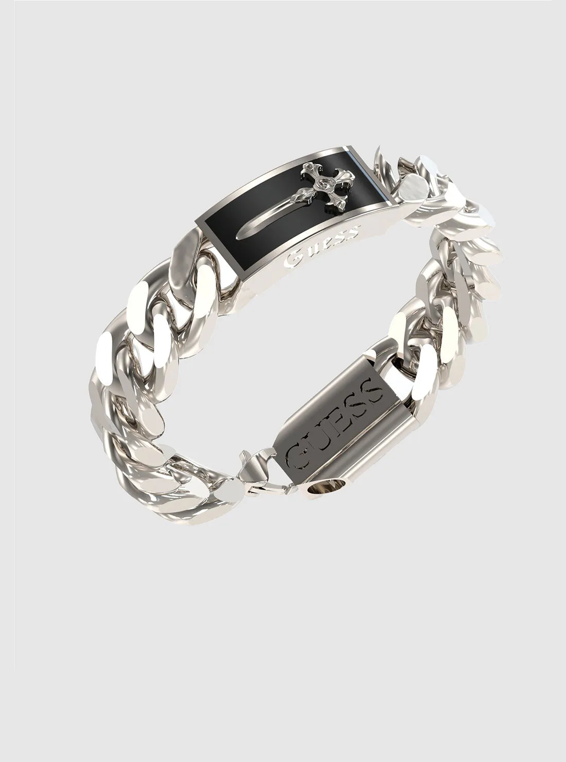Silver Thick Chain Bracelet