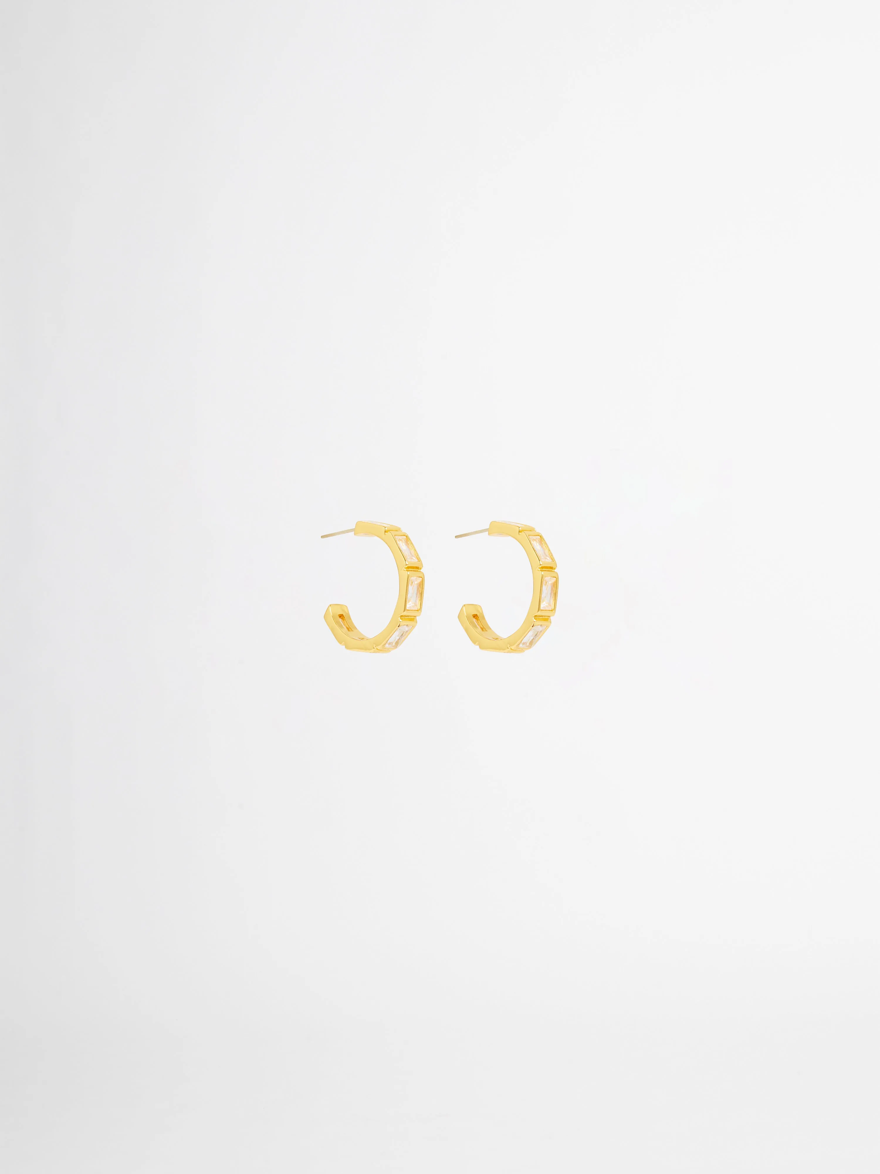 SPARKLE HOOP EARRINGS