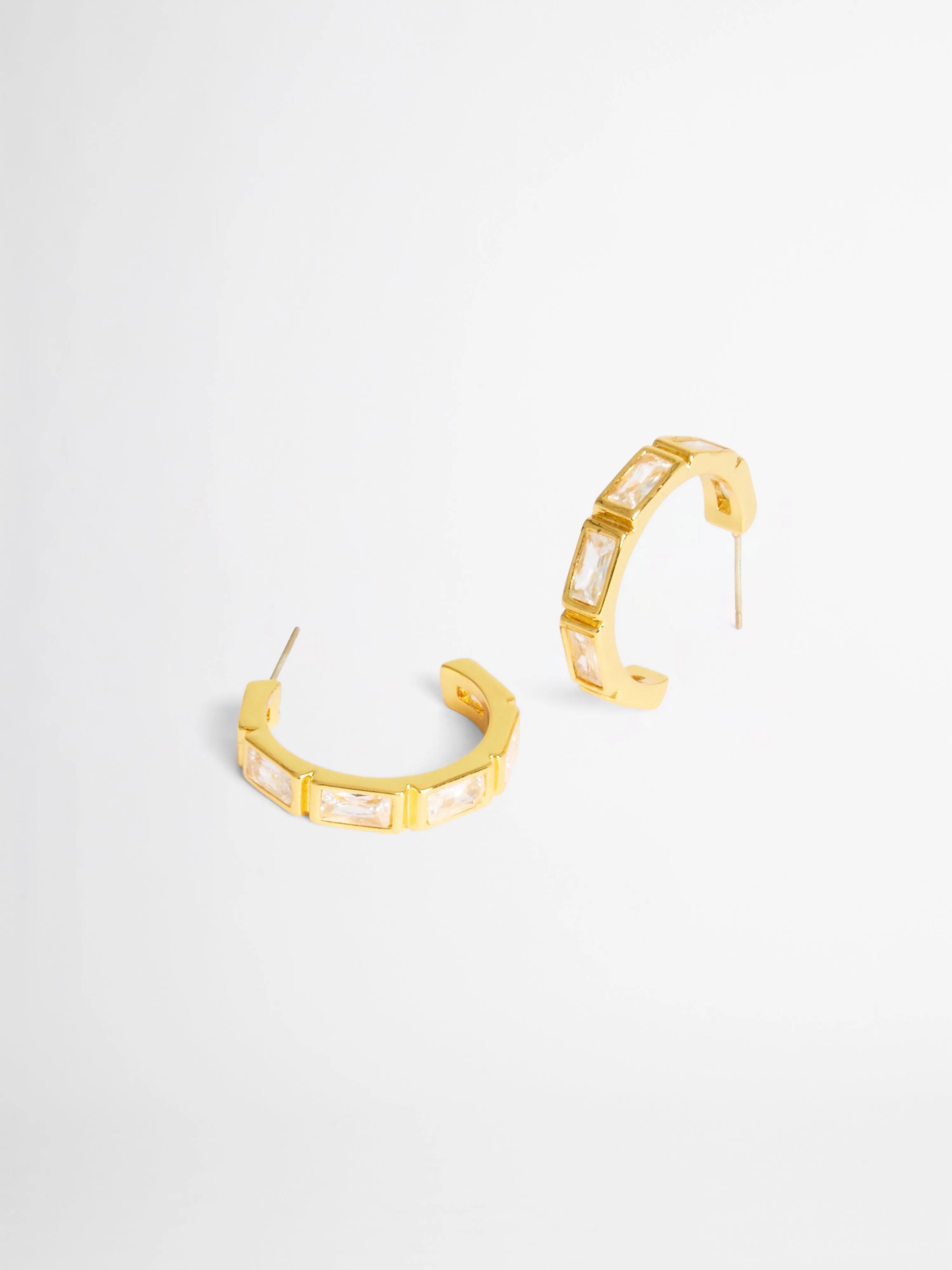 SPARKLE HOOP EARRINGS