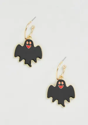 Spooky Specters Hoop Earrings